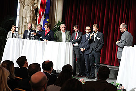 Vortragende auf Podium SUM-Konferenz 2019